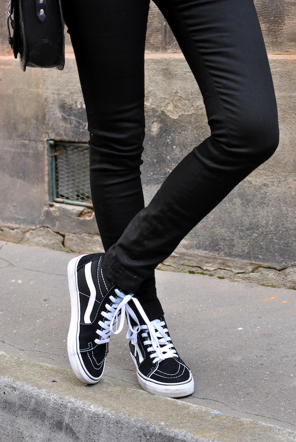 Vans Noir Porté Vans Noir Porté